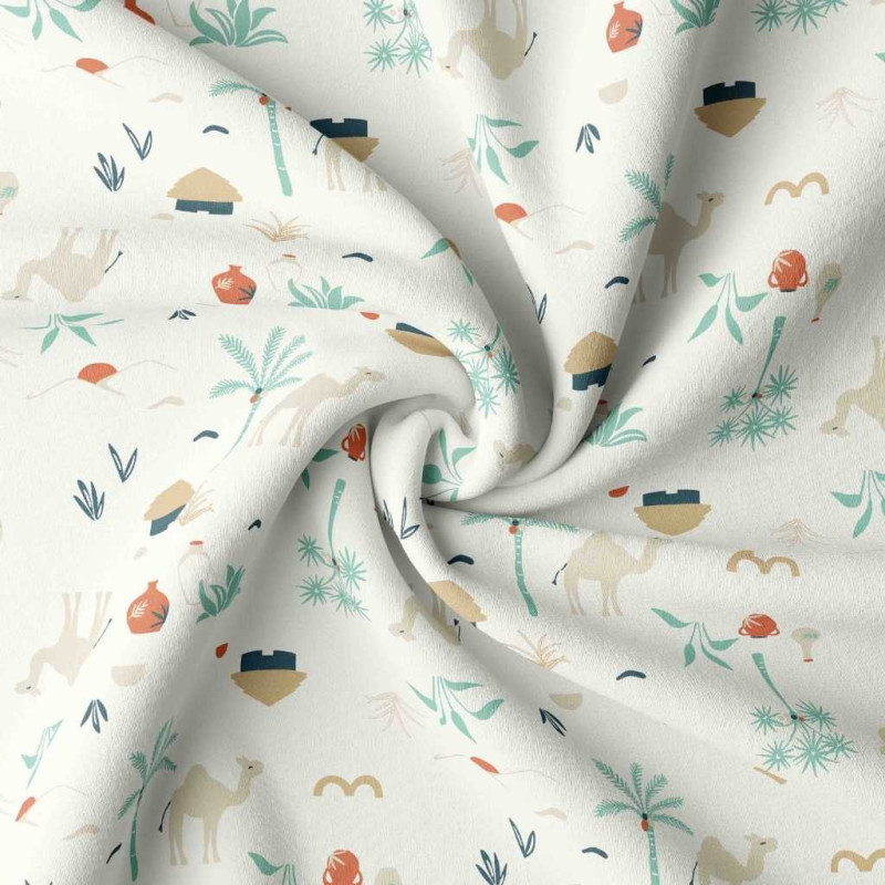Printed Cotton OASIS Off-White / Vintage Multicolored